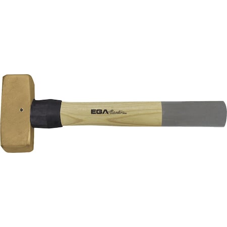 Ega Master SLEDGE HAMMER GERMAN TYPE 1500 GR. HICKORY HANDLE NON SPARKING Cu-Be. 35900